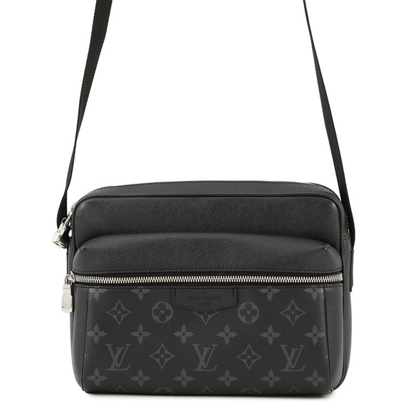 Louis Vuitton Handbags - Louis Vuitton Taiga Monogram Eclipse Outdoor PM Shoulder Bag M30233, Black